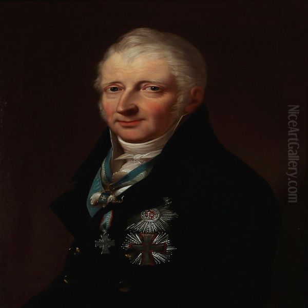 Portrait Of Minister Of The Privy Council Ove Rammel Sehested - view 1
