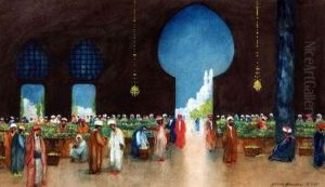 Flower Market by Hans Jacob Hansen