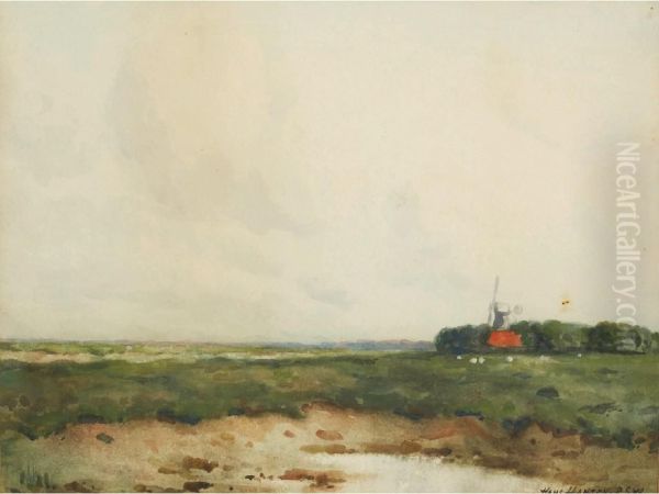 A Landscape With A Windmill - view 1