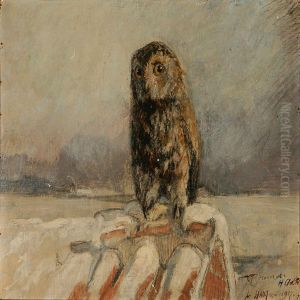 An Owl On A Roof Top