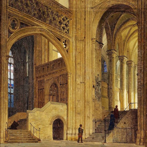 Gothic Church Interior - view 1