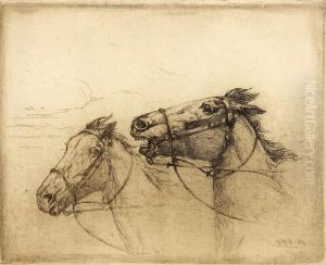 Neck And Neck by Herman Wendleborg Hansen