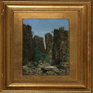 Randklove Skar,bornholm by I.T. Hansen