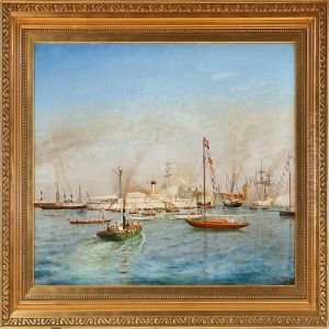 The Danish Warshipvalkyrien Arrive Copenhagen by Jacob Hansen