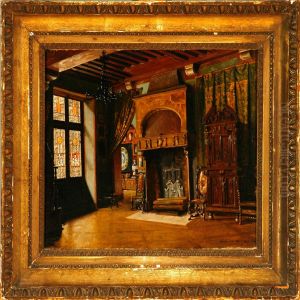 An Interior From Cluny Inparis by Johann L. I Hansen