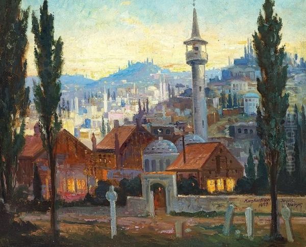 Sunset, Constantinople - view 1