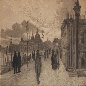 Four Scenes From Venice by Josef Theodor Hansen