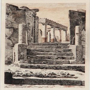 Casa Dimoedes Dei Sepolcri Pompeji by Josef Theodor Hansen