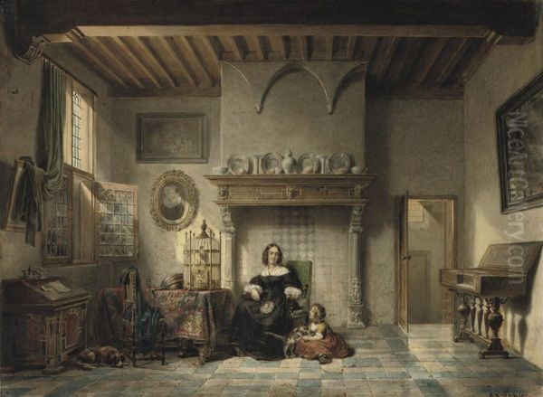 An Afternoon In A Dutch Interior - view 1