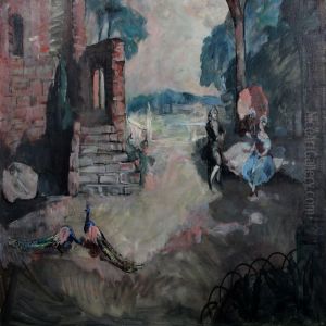 Rococscene I En Park by Niels Hansen