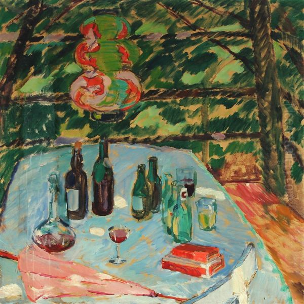 Bottles On A Table - view 1