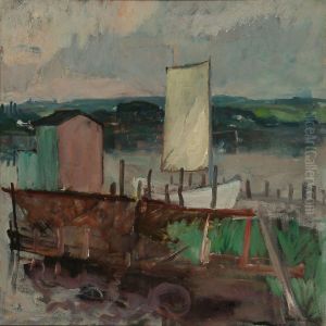 Boats In The Water by Niels Hansen