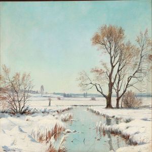 Winter Day On The Country by Sigvard Hansen