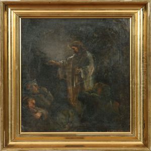 Jesus Is Blessing His Disciples