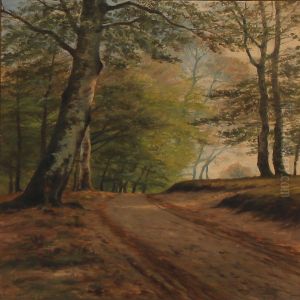 Fra Orholm Skov by Niels Hansen-Jacobsen