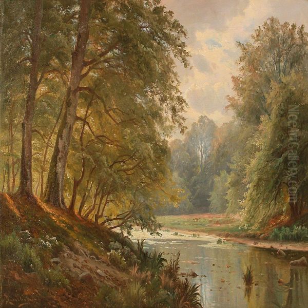 Stream In An Autunm Forest - view 1