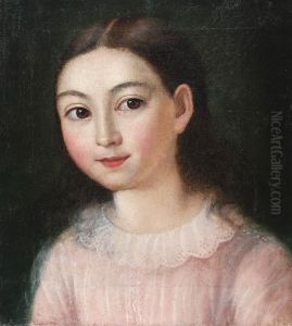 Portret Dziewczynki by Feliks Hanusz