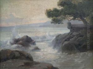 Coastal Landscape by Aleksei Vasilievich Hanzen