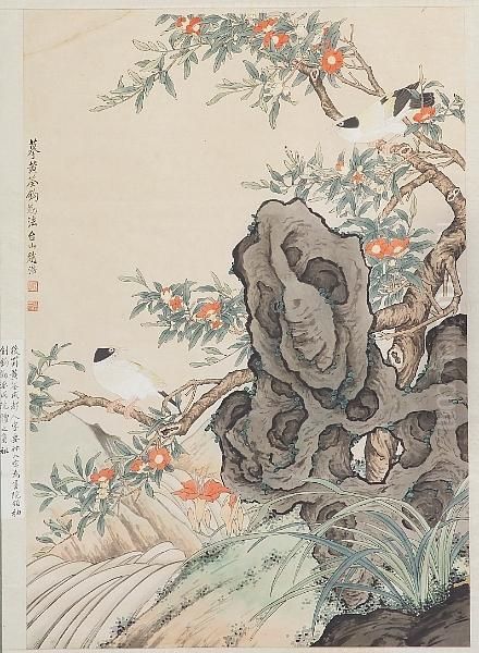 Birds And Flowers - view 1