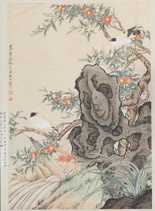Birds And Flowers by Zhao Hao