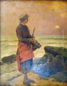 Ramasseuses De Coquillage by George Haquette