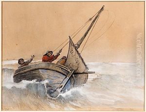 Nautical Scene by George Haquette