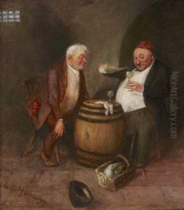 "im Weinkeller" by Edmund Harburger