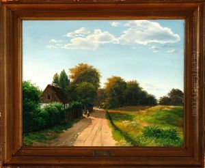 Landscape From Soro Town, Denmark by Hans Harder