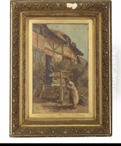 The Village Gossips by Charles Martin Hardie