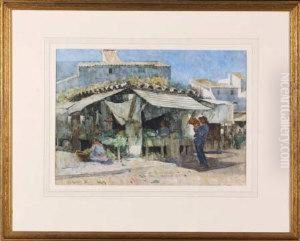 The Market Xeres by Charles Martin Hardie