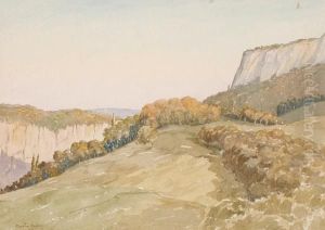 Above Lods, Valley Of Loue, French Jura by Martin Hardie