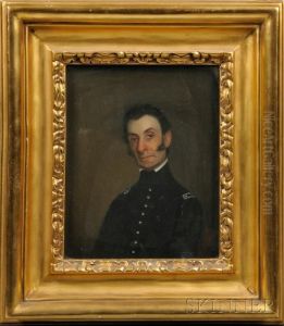 Portrait Of Colonel John Basil Clarke by Chester Harding