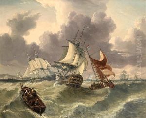 A Breezy Day In The Channel by Chester Harding