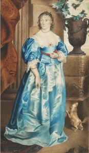 Portrait Of Lady Penelope Spencer After Vandyke