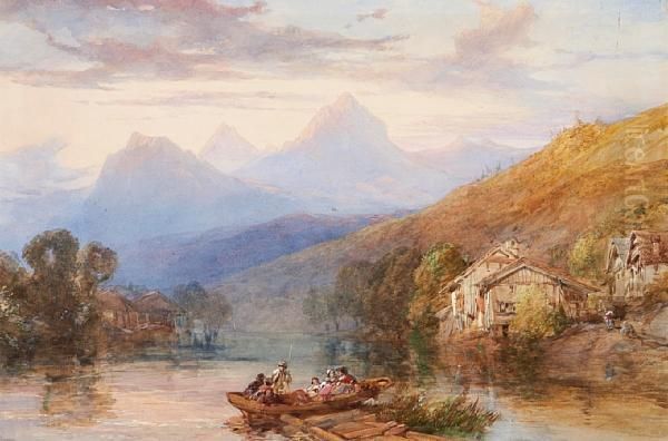 Setting Out On The Lake - view 1