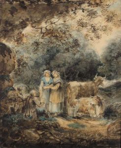 Milking Time; The Visitor by John Harding