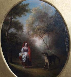 Little Red Riding Hood And The Wolf by Anna Eliza Hardy