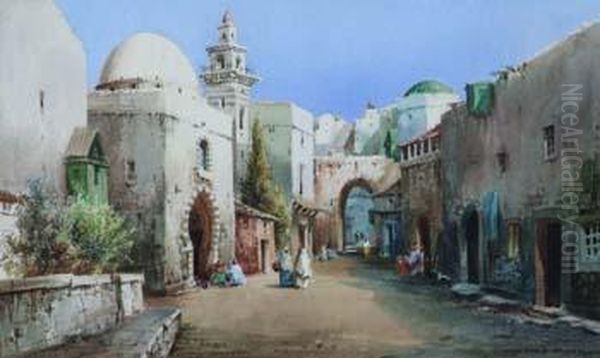 Algerian Street Scene - view 1
