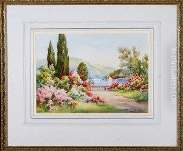 A Lakeside Garden In Summer - view 1
