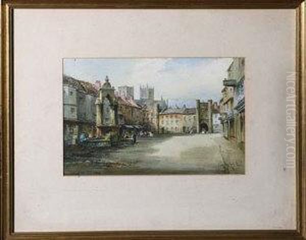 The Old Market Place, Wells - view 1