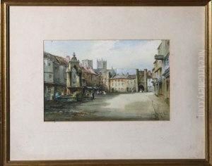 The Old Market Place, Wells by Cyril Hardy
