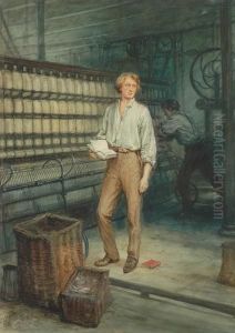 Gentleman With Book by Evelyn Stuart Hardy