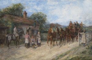 Entering The Gate by Heywood Hardy