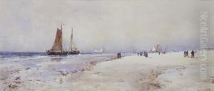 Katwijk-aan-zee by Thomas Bush Hardy