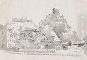 Sion, Rhone Valley by Augustus John Cuthbert Hare