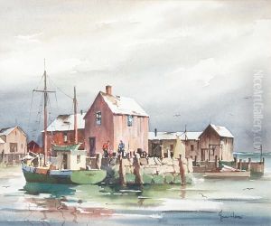 Fishing Village by John Knowles Hare