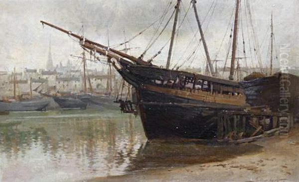 Shipping At Anchor - view 1
