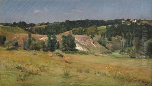 Le Champ Aux Vaches by Ernest Hareux