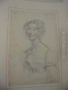 Portrait Of Mrs A Cooke by Hargreaves, Thomas