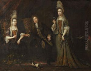 Portrait De Famille Ou La Prisee Du Tabac by Daniel Haringh